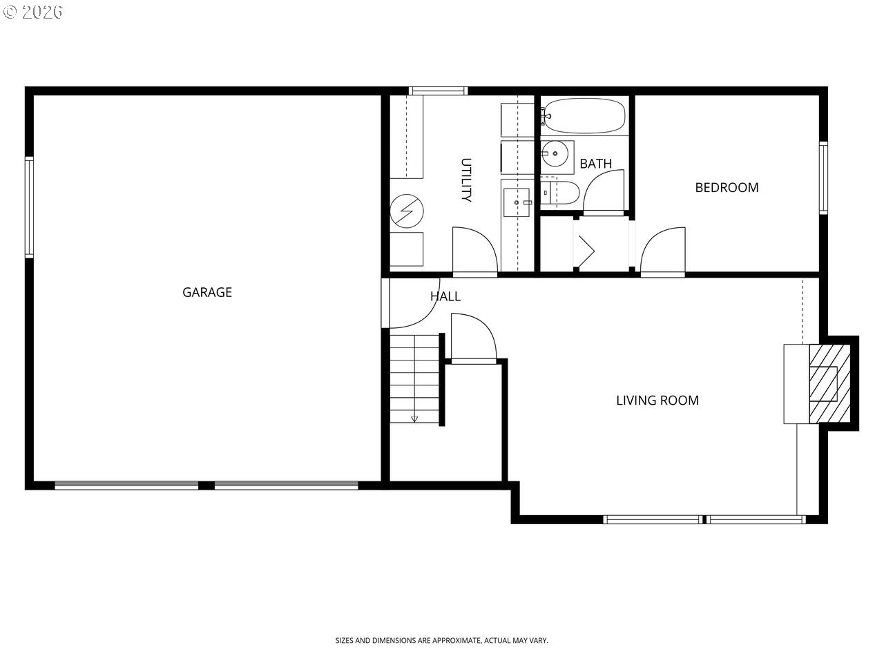 5815 Southwest Huddleson Street Portland, OR 97219 - Photo 35 of 35 a picture of a floor plan