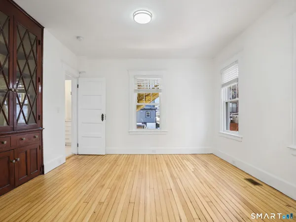 wooden floor in an empty room