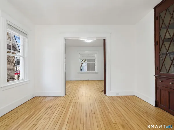wooden floor in an empty room
