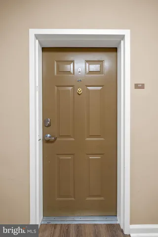 a view of front door