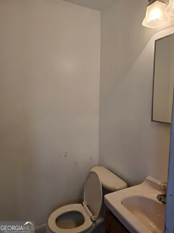 a view of wooden balcony