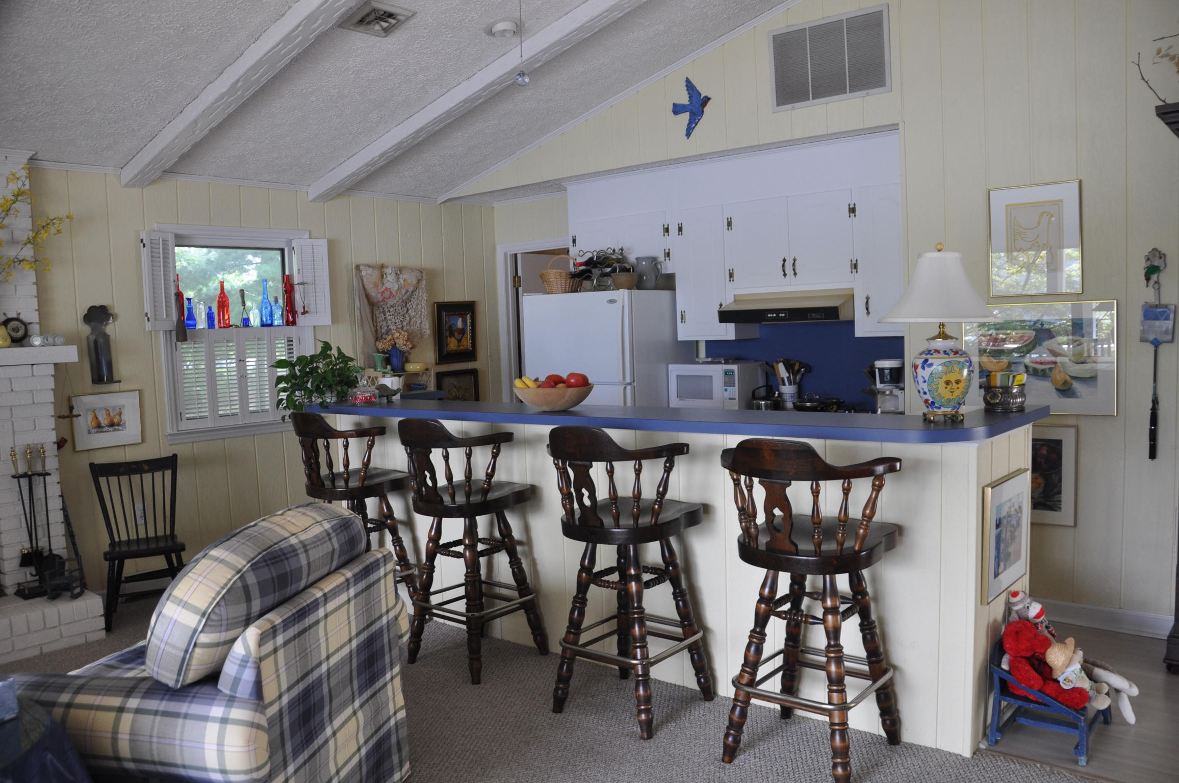 302 Hardy Road Penhook, VA 24137 - Photo 7 of 23 Kitchen Overlooks the lake