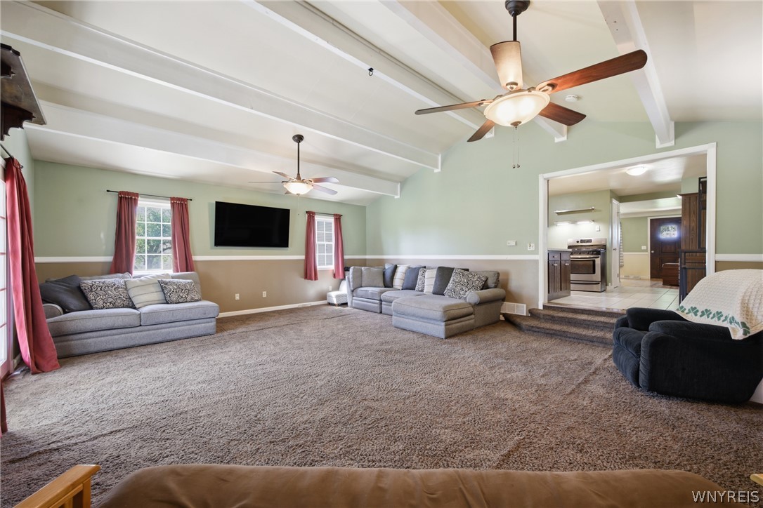1635 Brant North Collins Road Brant, NY 14111 - Photo 16 of 36 Spacious family room looking into kitchen