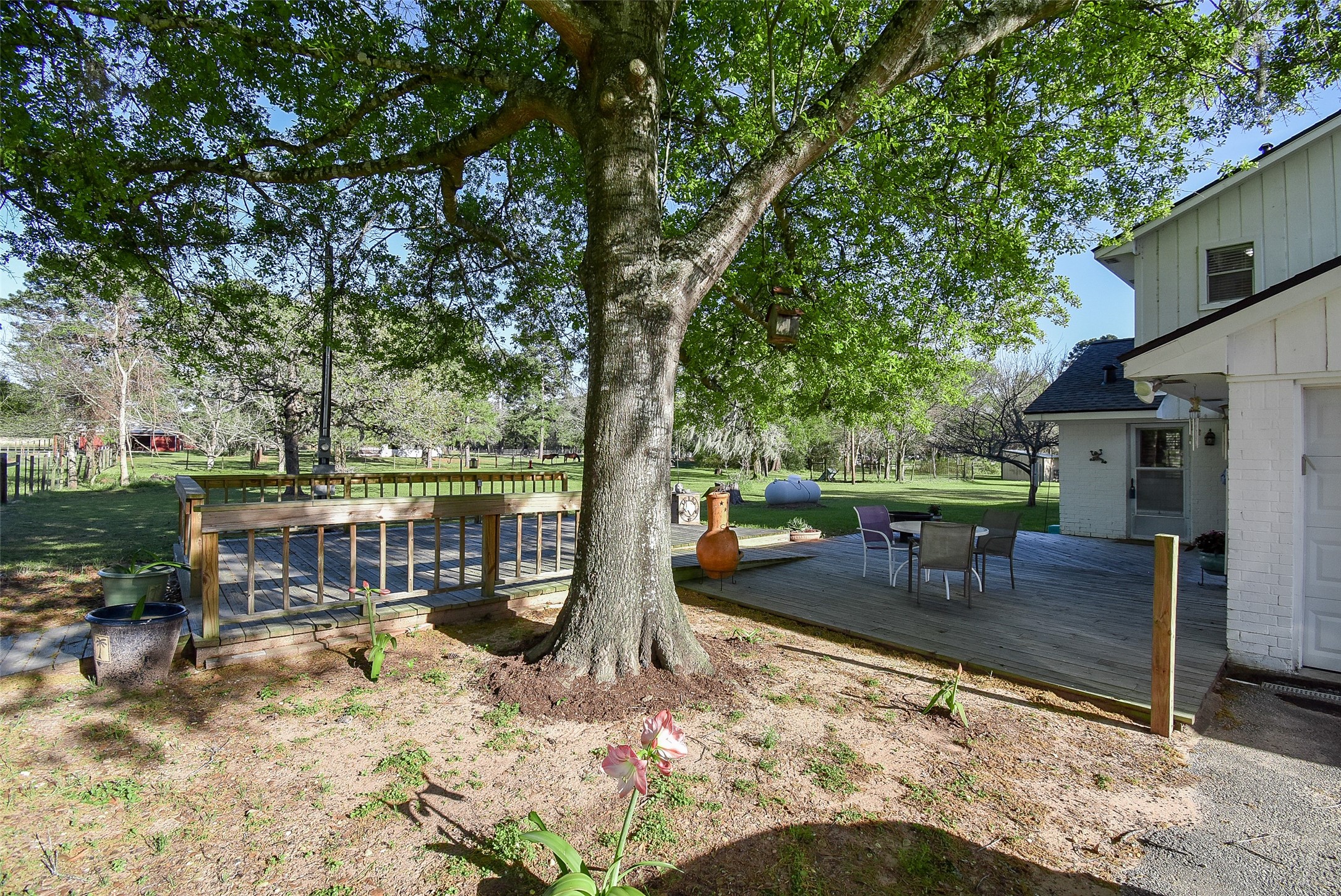 24640 Macedonia Road Hockley, TX 77447 - Photo 42 of 46 a view of outdoor space with seating