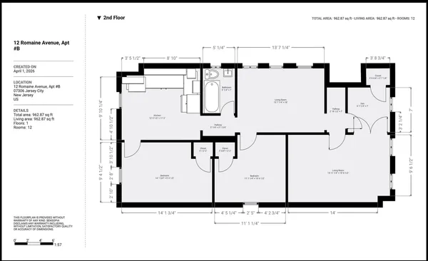 $2,850 | 12 Romaine Avenue, Jersey City, NJ 07306
