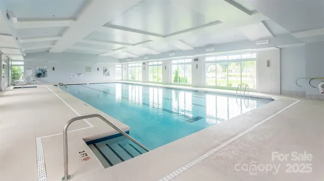 a view of a swimming pool and window