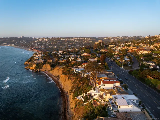 a view of an ocean beach