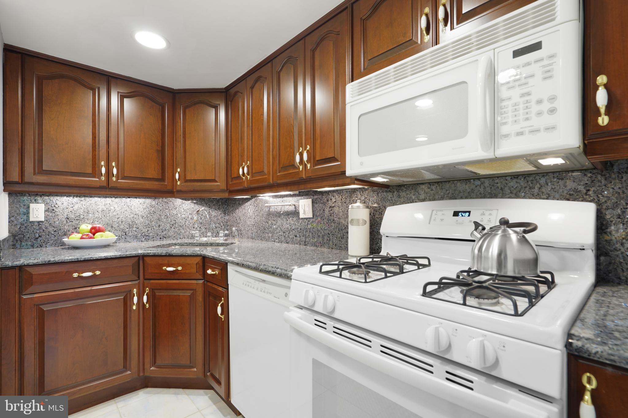 1525 Northgate Square, Unit 12C Reston, VA 20190 - Photo 5 of 23 Updated Kitchen with High End Cabinetry