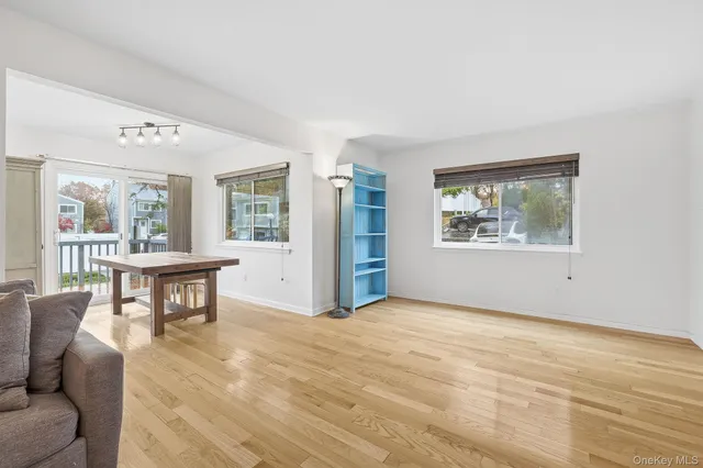 a view of livingroom with furniture and window