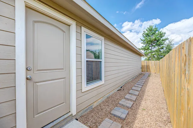 a view of a house with a balcony