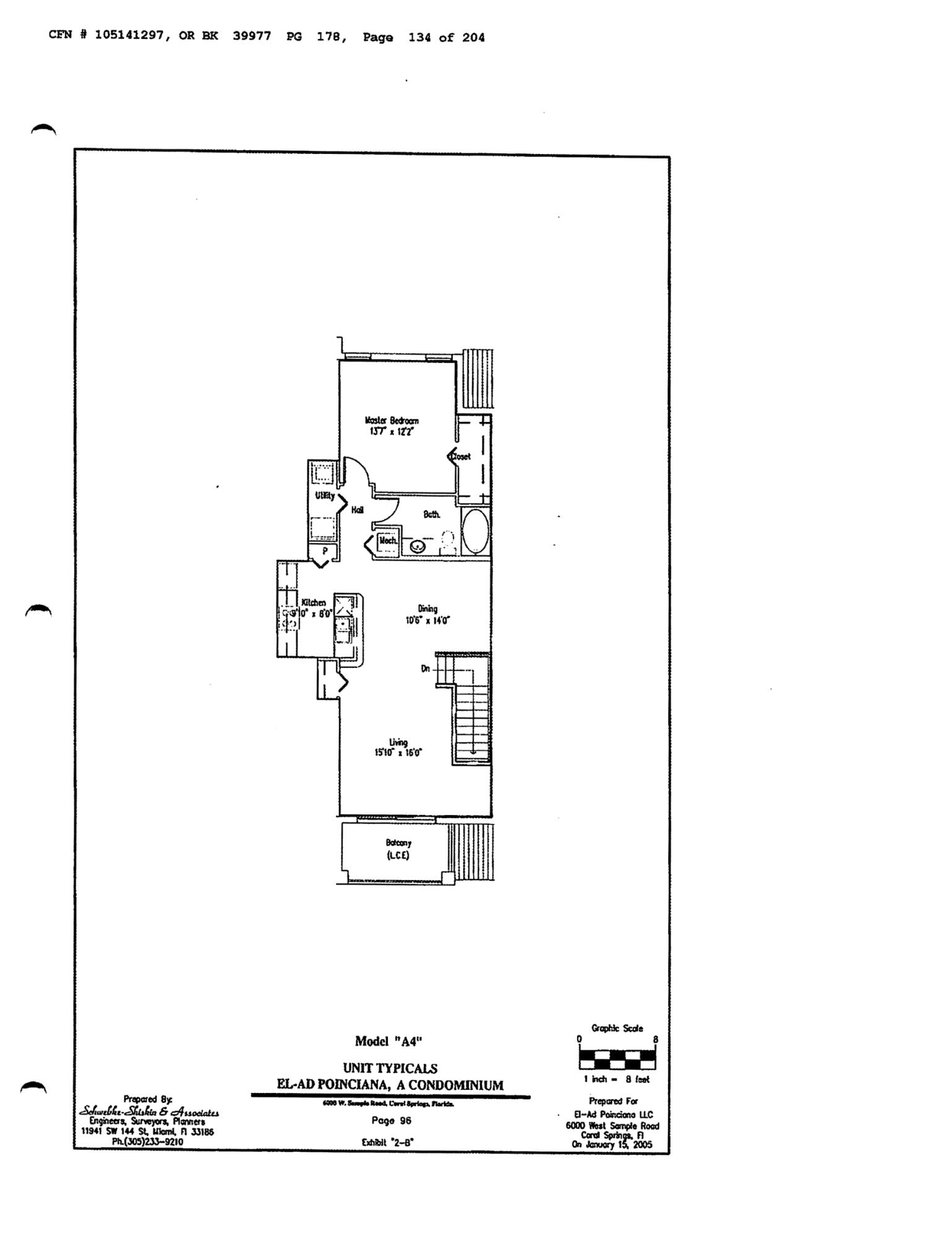 5940 West Sample Road, Unit 308 Coral Springs, FL 33067 - Photo 20 of 20 Poinciana_Unit_308_Model_A4_Floor_Plan