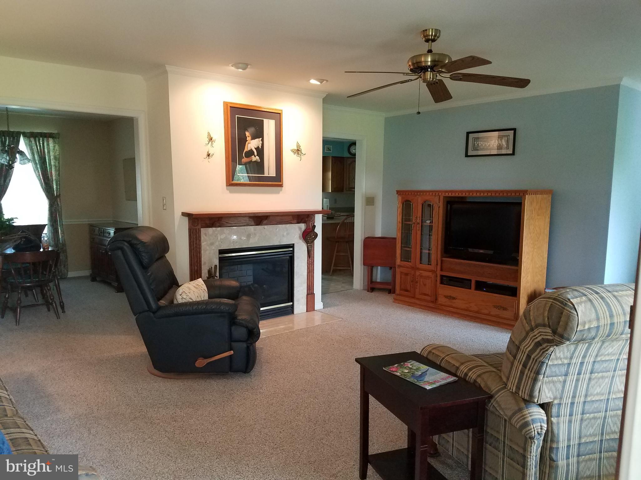 2905 Duncan Road White Hall, MD 21161 - Photo 6 of 27 Living Room w/ Fire Place