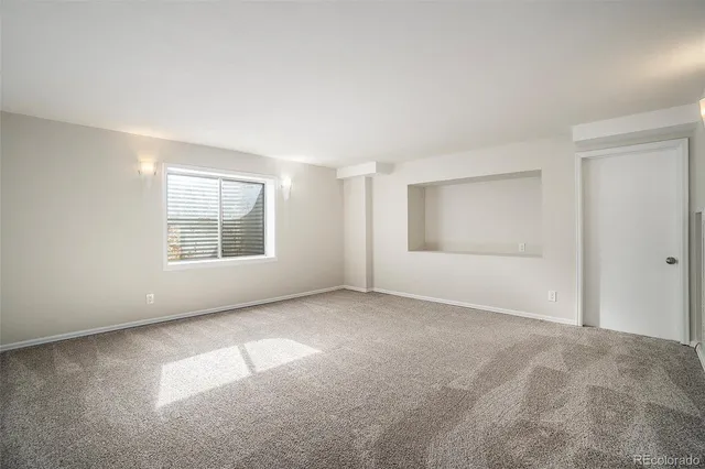 a view of empty room