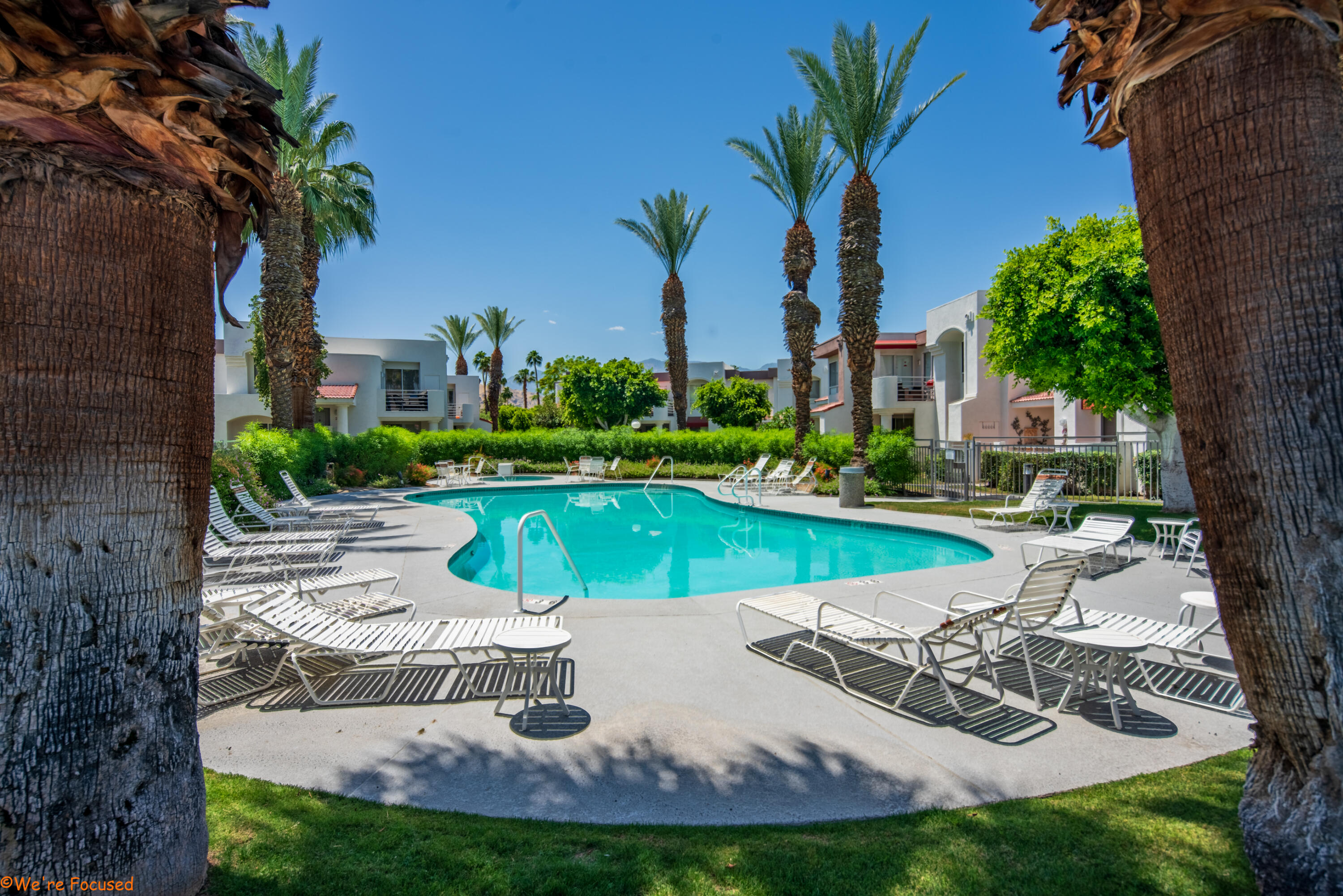 401 El Cielo Road, Unit 236 Palm Springs, CA 92262 - Photo 24 of 29 a view of swimming pool and outdoor space