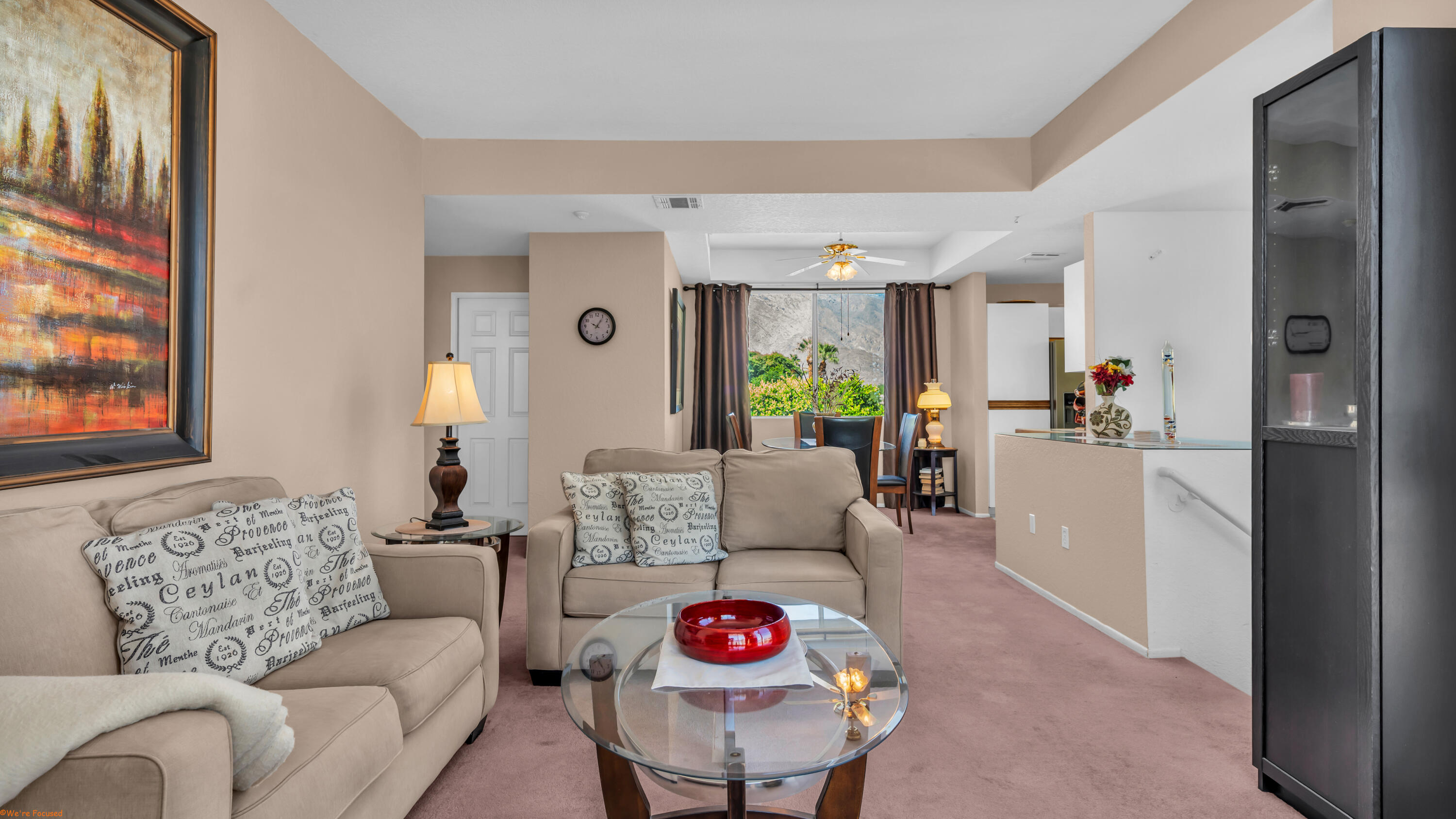 401 El Cielo Road, Unit 236 Palm Springs, CA 92262 - Photo 10 of 29 a living room with furniture and a window
