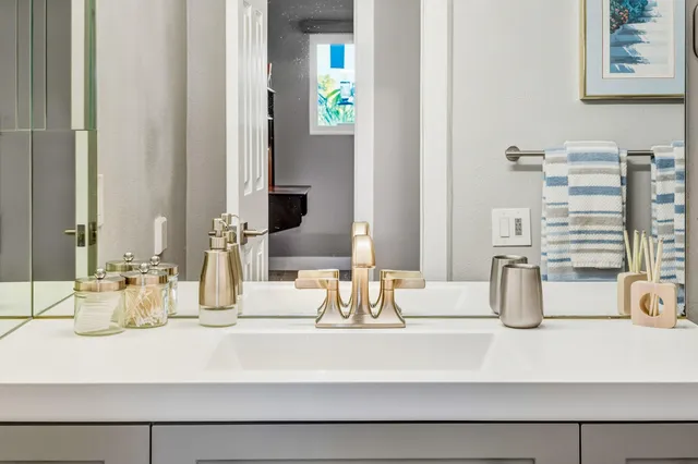 a bathroom with a shower and a toilet