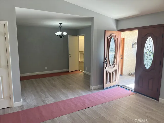a view of livingroom with furniture and wooden floor