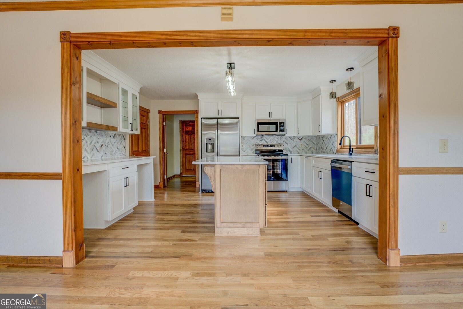 71 Canvasback Court Monticello, GA 31064 - Photo 28 of 78 a view of kitchen with wooden floor