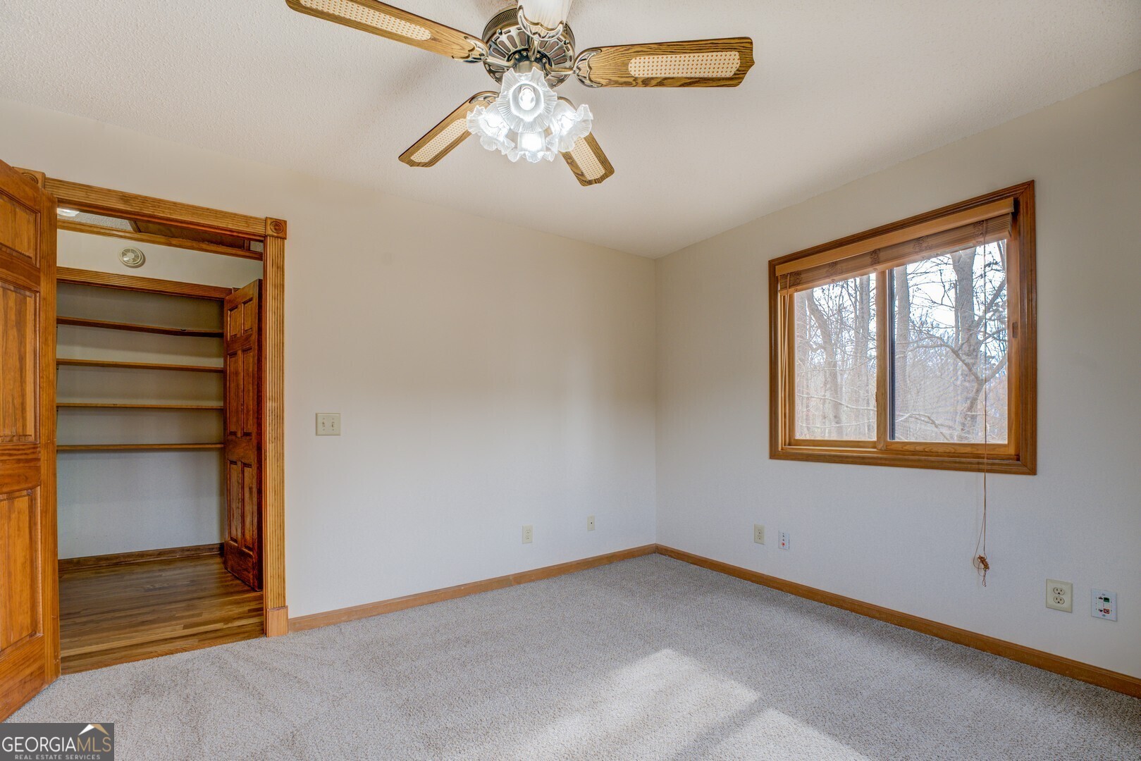 71 Canvasback Court Monticello, GA 31064 - Photo 53 of 78 a view of empty room with window and ceiling fan