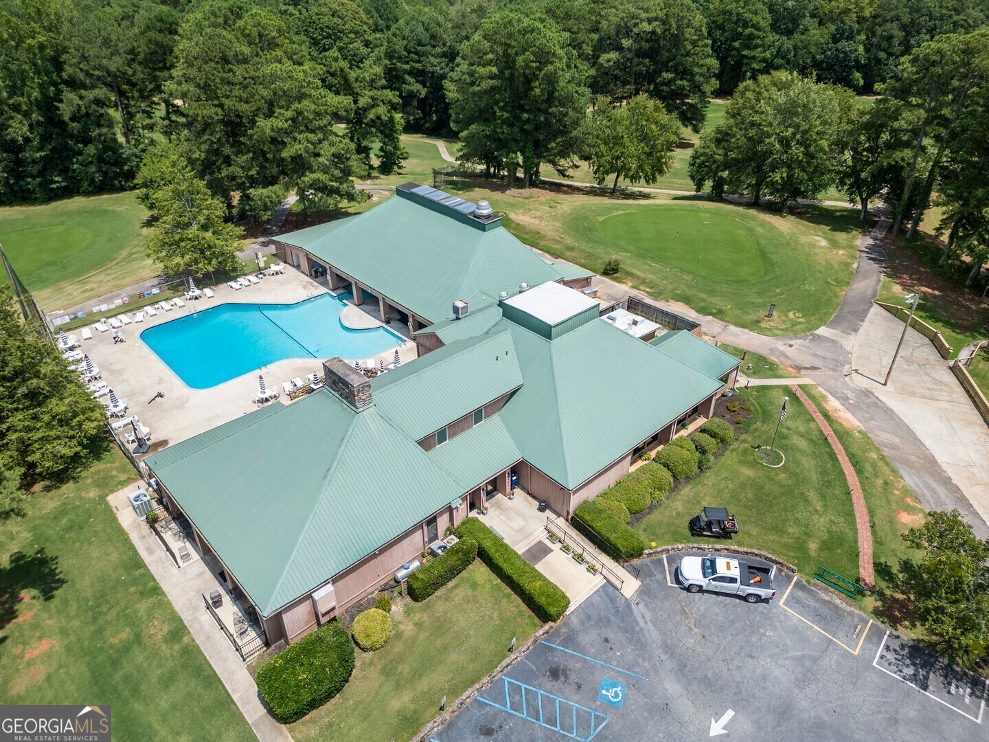 71 Canvasback Court Monticello, GA 31064 - Photo 64 of 78 an aerial view of a residential houses with outdoor space and street view