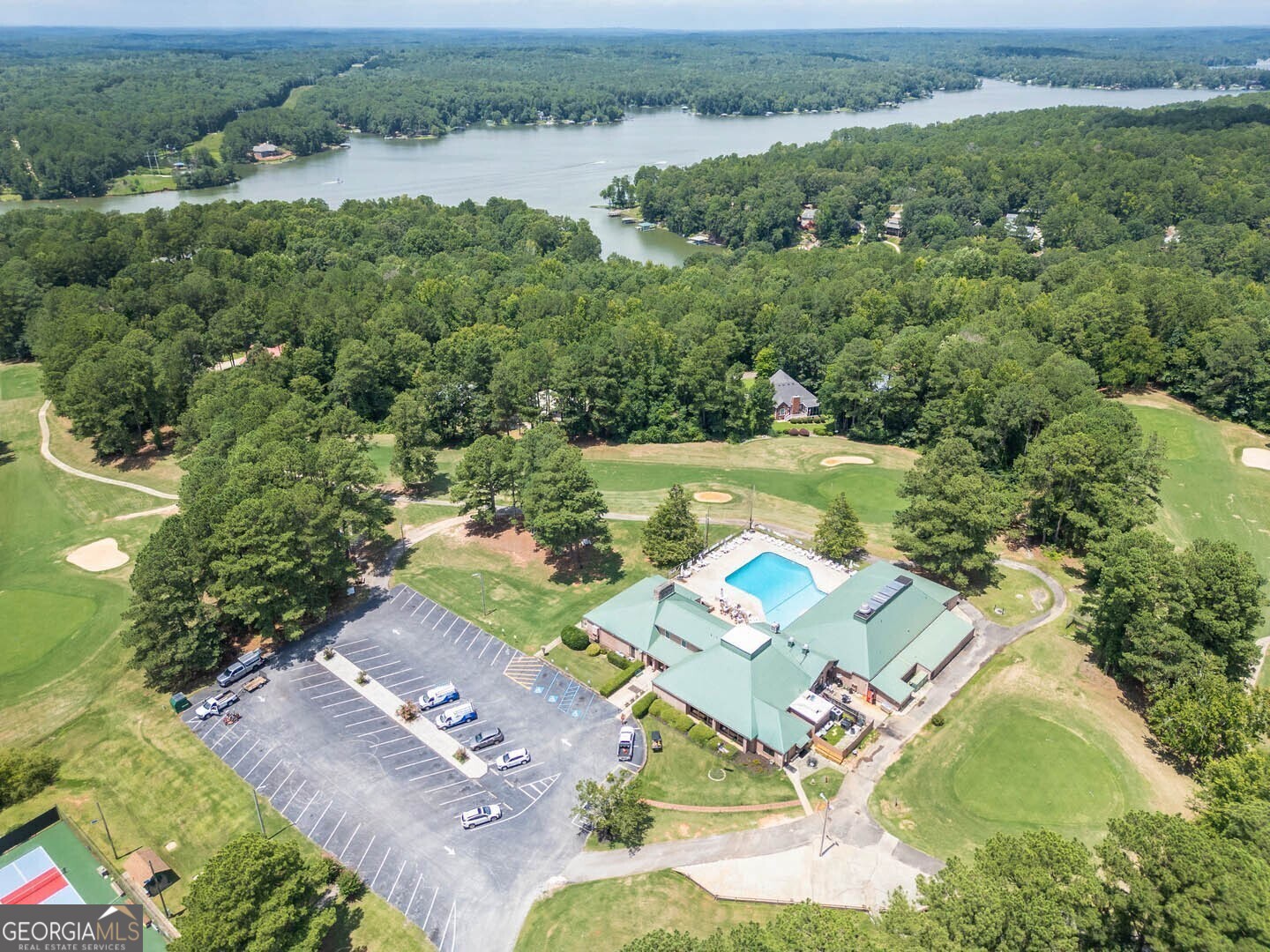 71 Canvasback Court Monticello, GA 31064 - Photo 65 of 78 an aerial view of a house with a yard