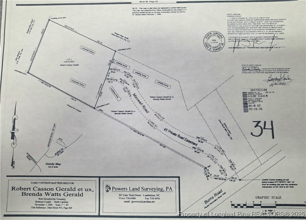409 Burns Road Lumberton, NC 28358 - Photo 5 of 16 a view of a hallway