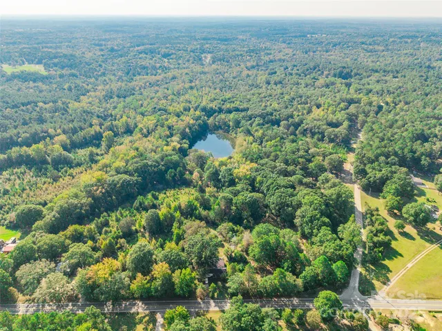 a view of a lush green field