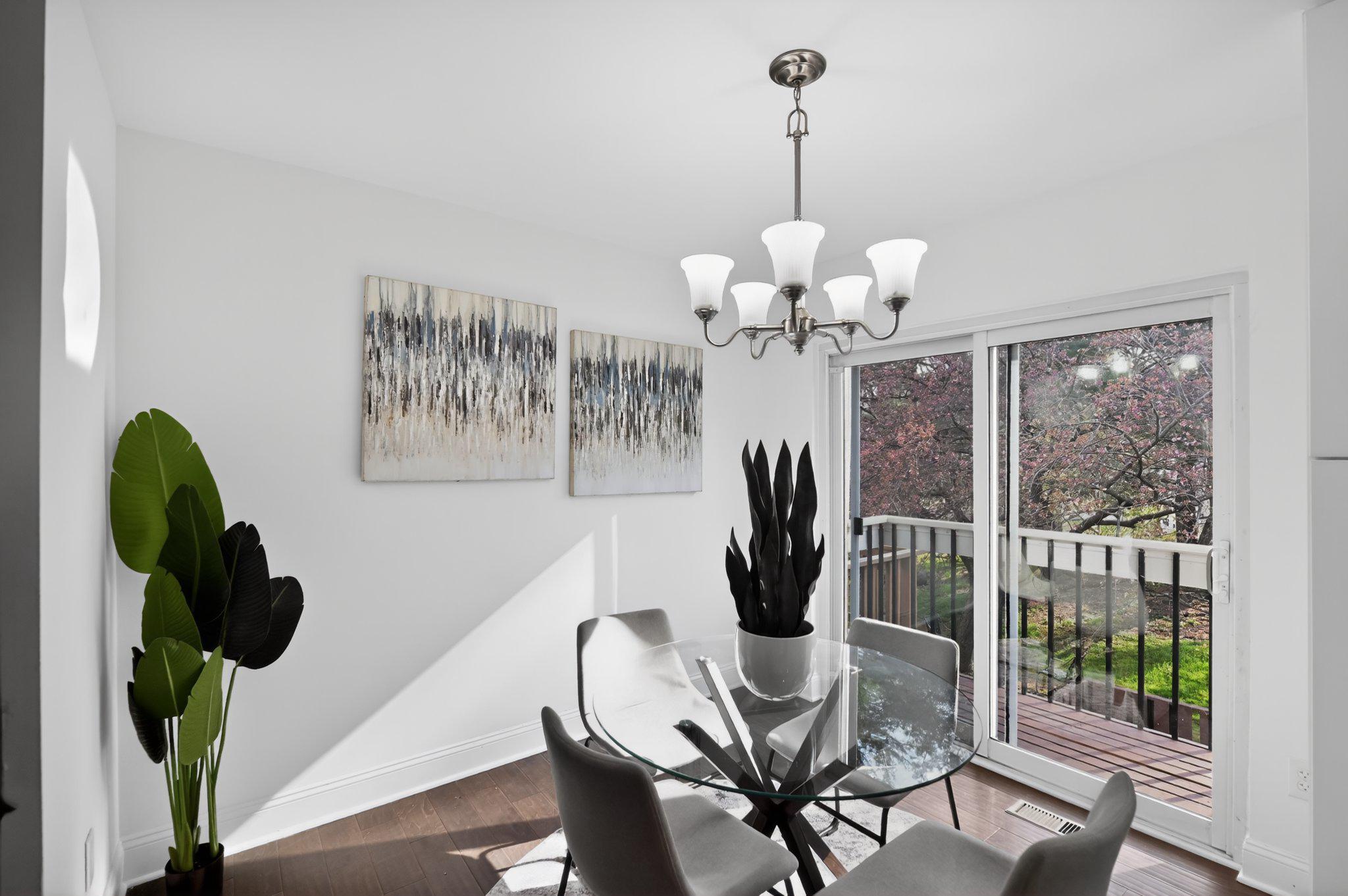 2434 Southgate Square Reston, VA 20191 - Photo 11 of 24 Bright dining space with balcony views. Main Lvl