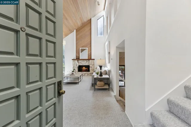 a view of living room with furniture