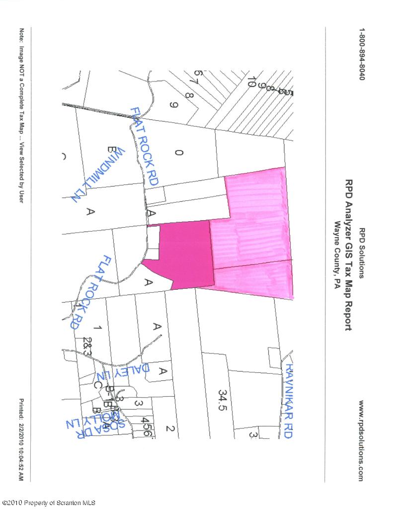 Flat Rock Road Waymart, PA 18472 - Photo 1 of 7 MAP OF PROPERTY