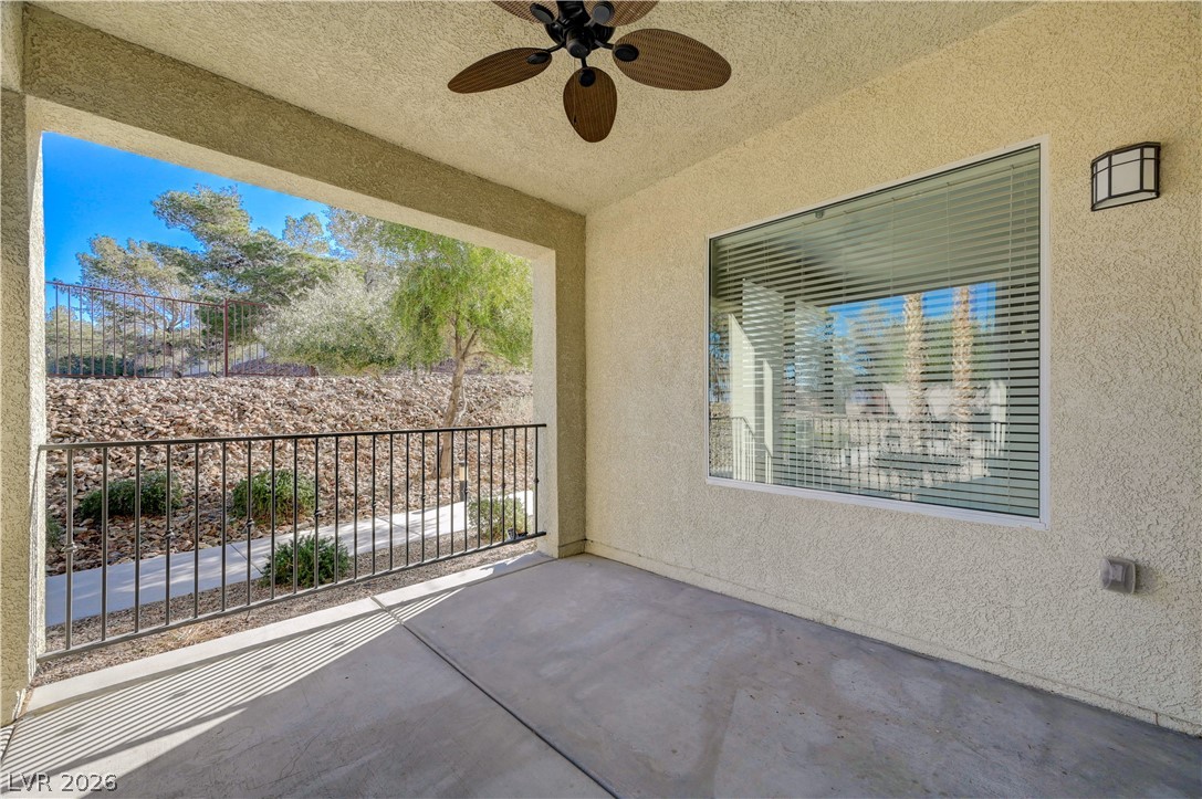 2555 Hampton Road, Unit 6108 Henderson, NV 89052 - Photo 28 of 63 View of patio with a ceiling fan