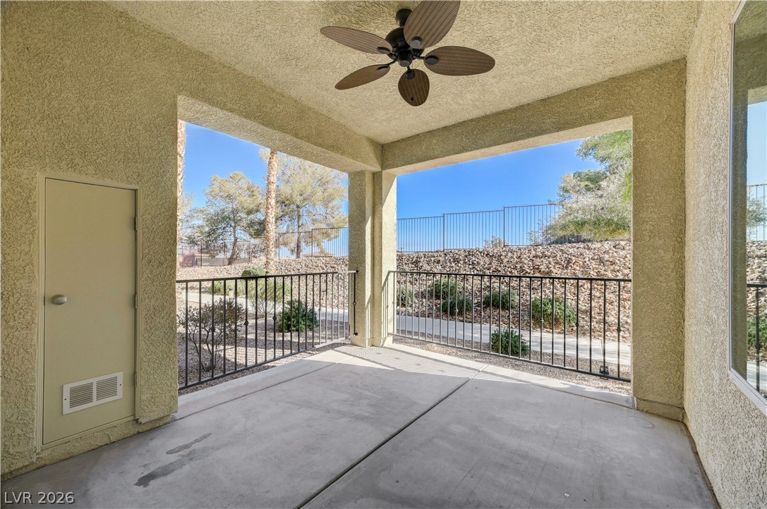 2555 Hampton Road, Unit 6108 Henderson, NV 89052 - Photo 29 of 63 View of patio / terrace with a ceiling fan