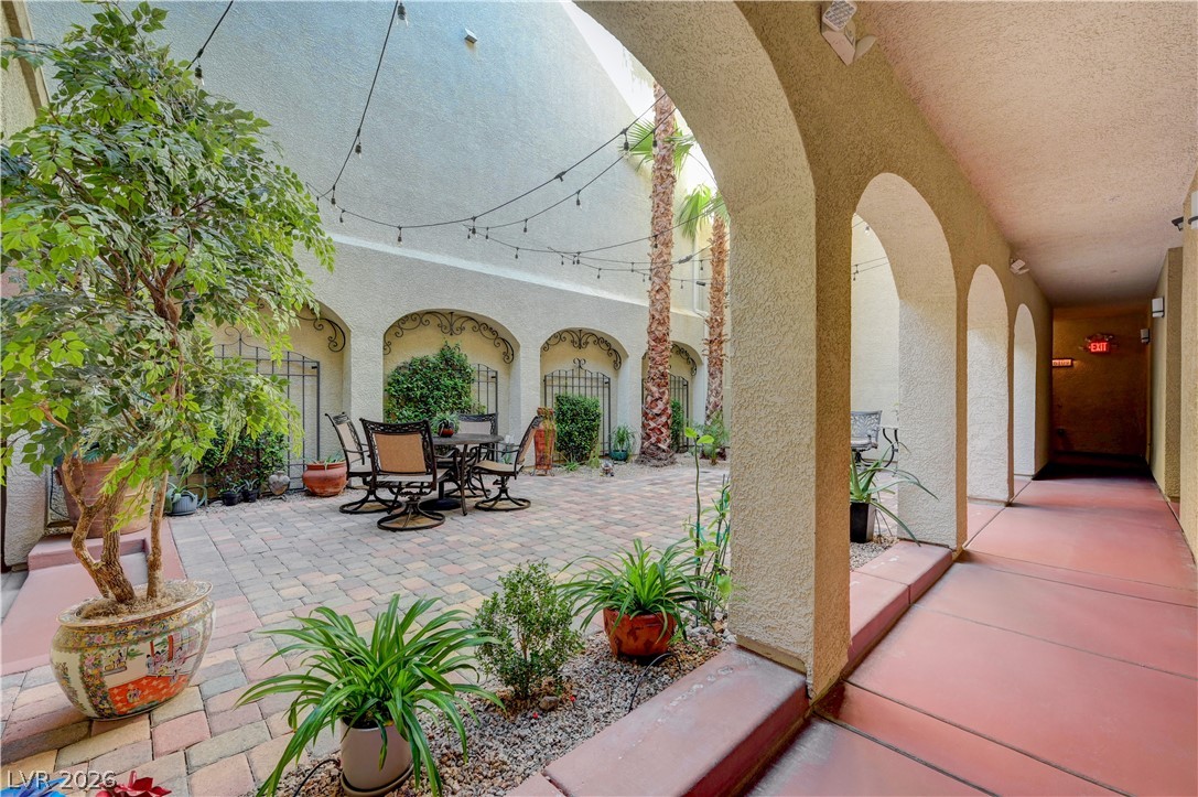 2555 Hampton Road, Unit 6108 Henderson, NV 89052 - Photo 41 of 63 View of patio featuring outdoor dining area