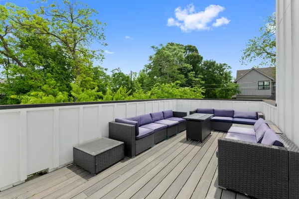 a outdoor space view with a sitting space