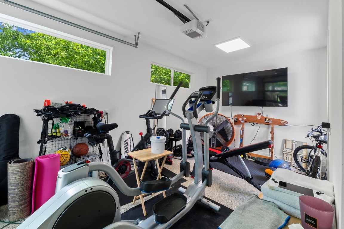 1023 East 45th Street, Unit 1 Austin, TX 78751 - Photo 30 of 30 a view of a room with gym equipment