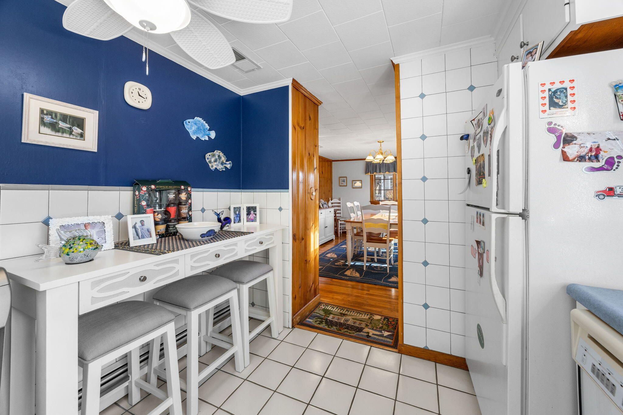 91 Wickertree Road North Falmouth, MA 02556 - Photo 12 of 40 a kitchen with stainless steel appliances a sink and a refrigerator