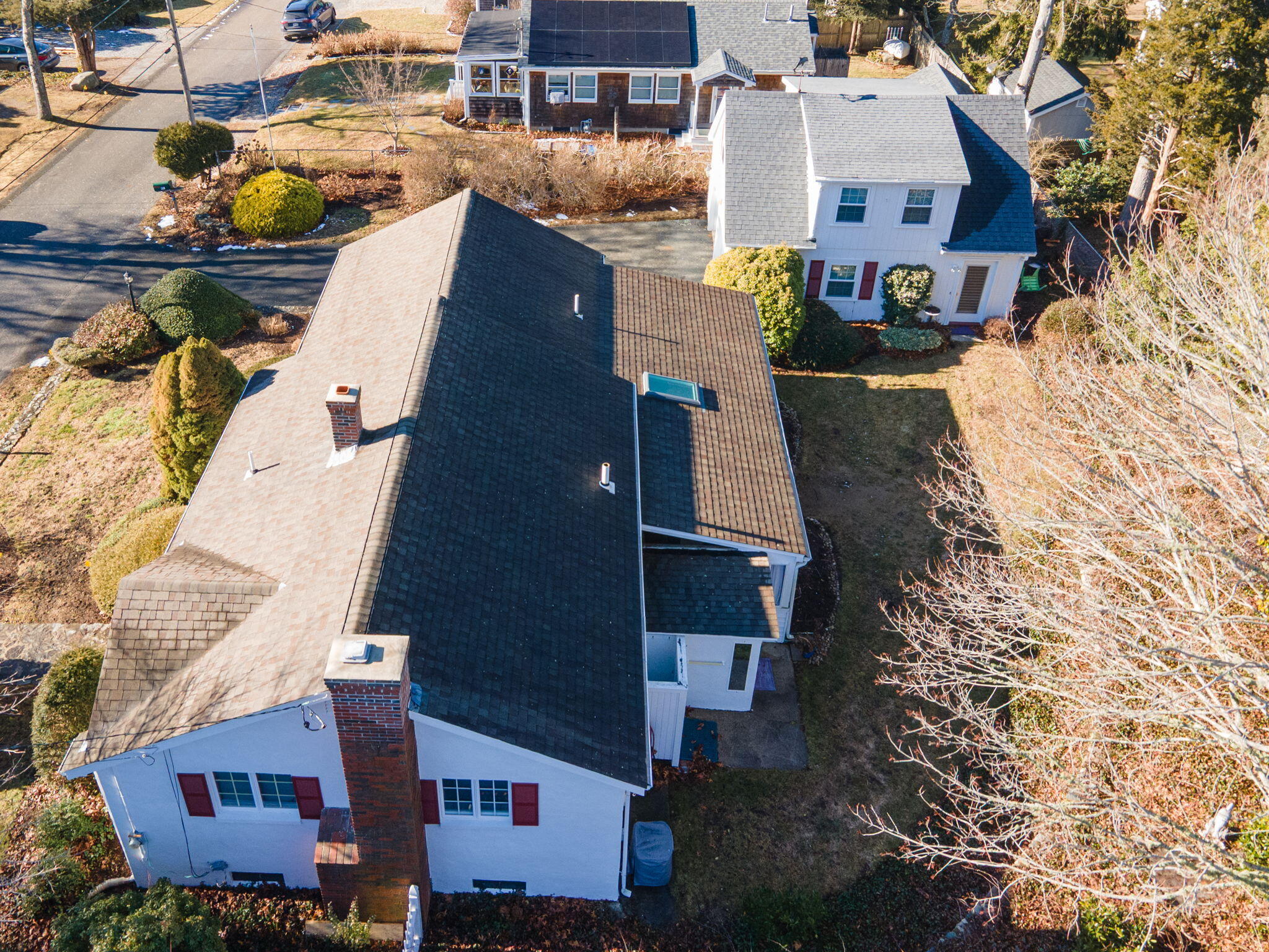 91 Wickertree Road North Falmouth, MA 02556 - Photo 35 of 40 an aerial view of houses with outdoor space