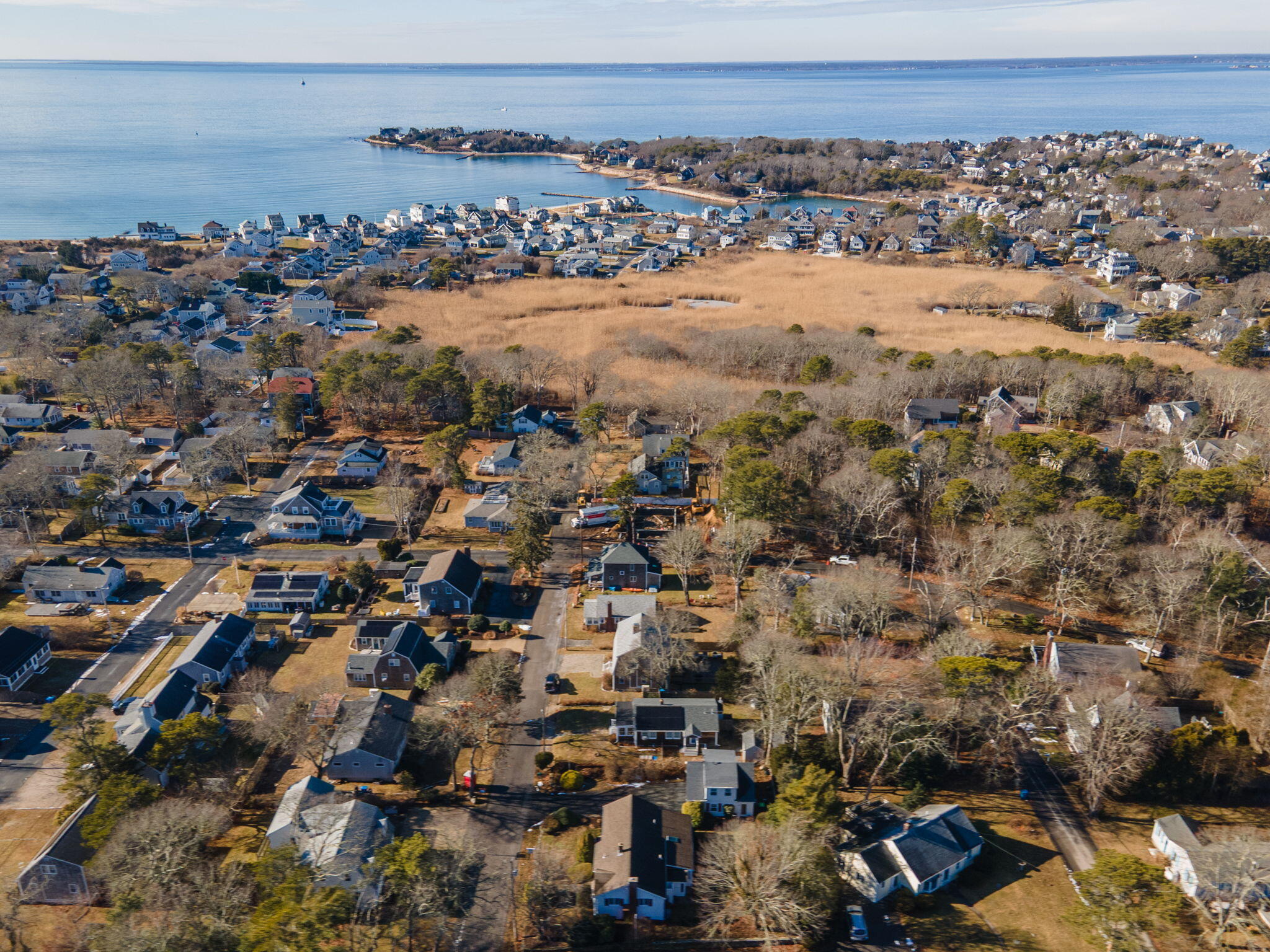 91 Wickertree Road North Falmouth, MA 02556 - Photo 36 of 40 an aerial view of a city
