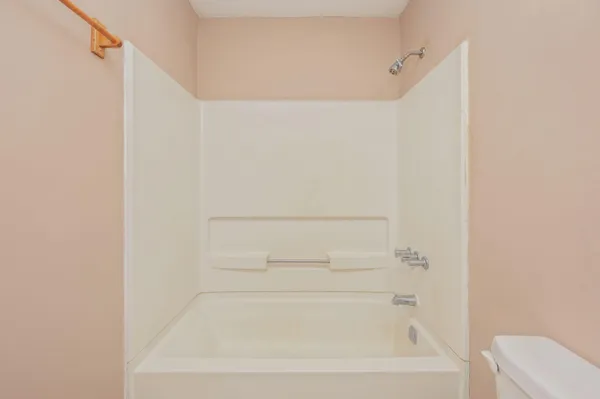 a close up of a bathtub