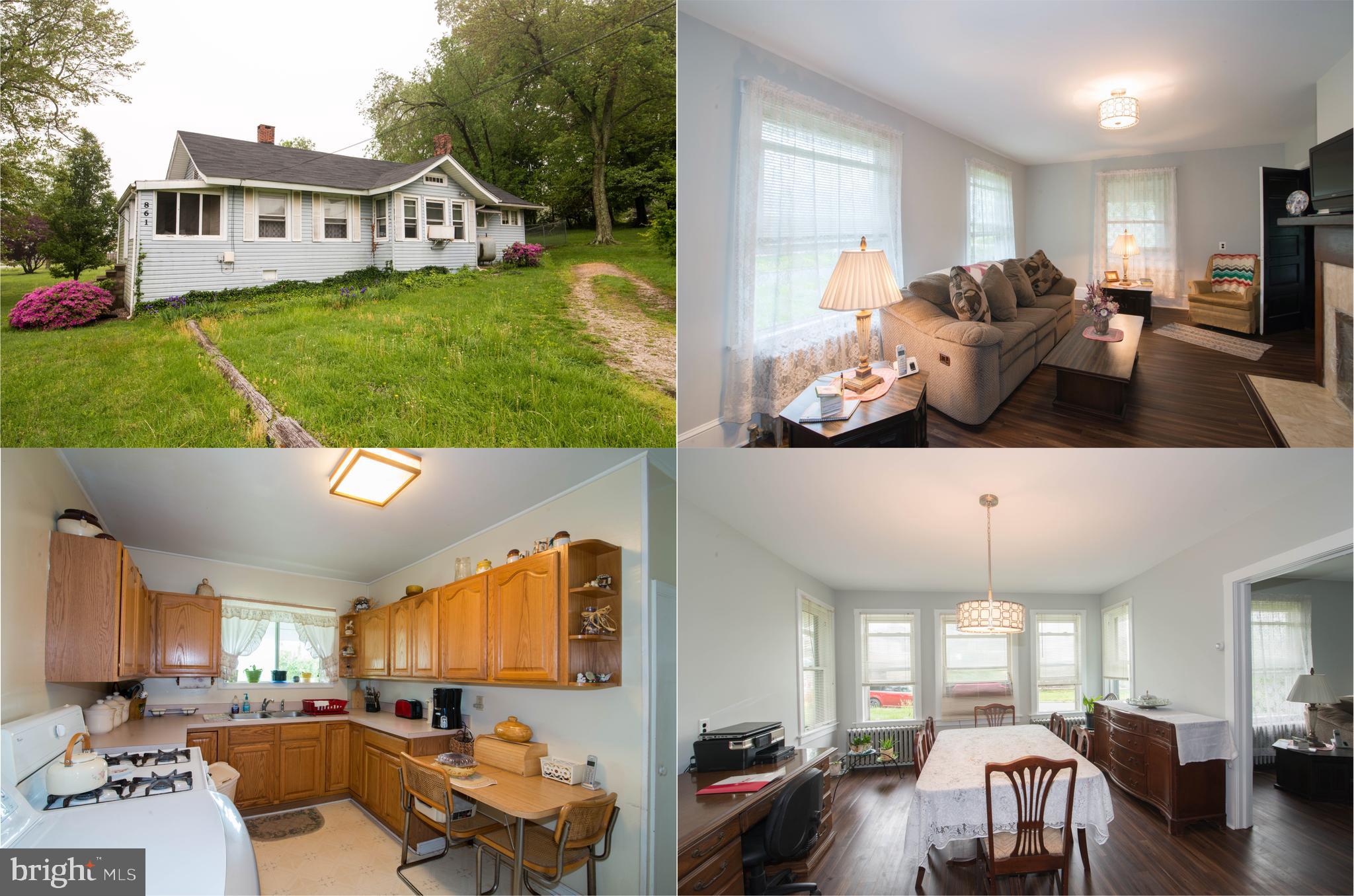 Charming historic bungalow on over half acre lot!