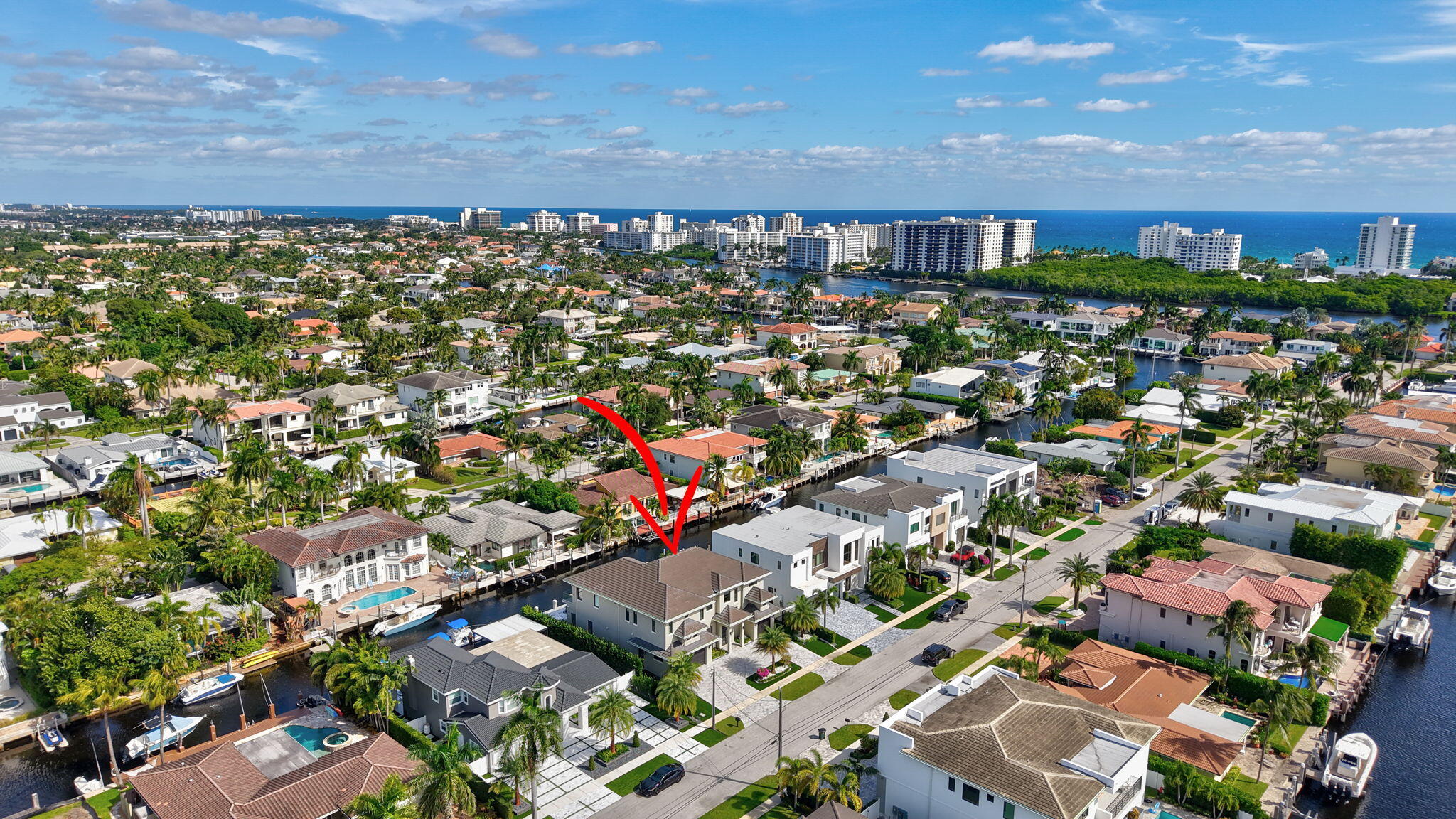 785 Northeast 70th Street Boca Raton, FL 33487 - Photo 74 of 80 an aerial view of a city