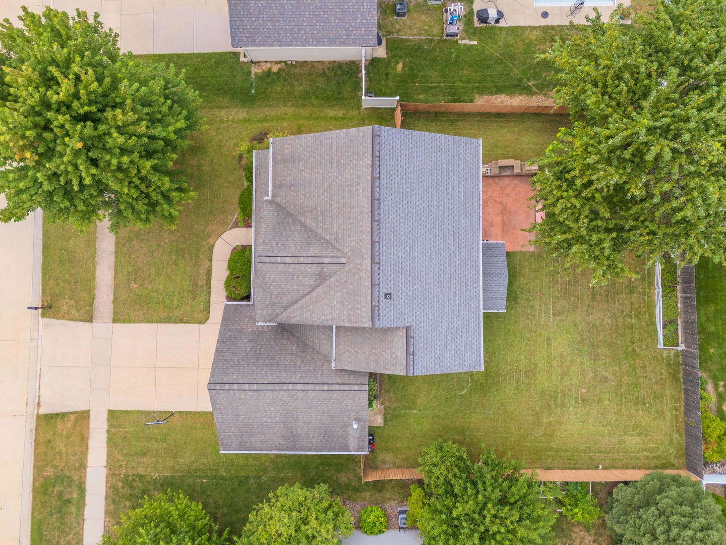 3250 Topaz Road Normal, IL 61761 - Photo 5 of 54 an aerial view of a house with a yard