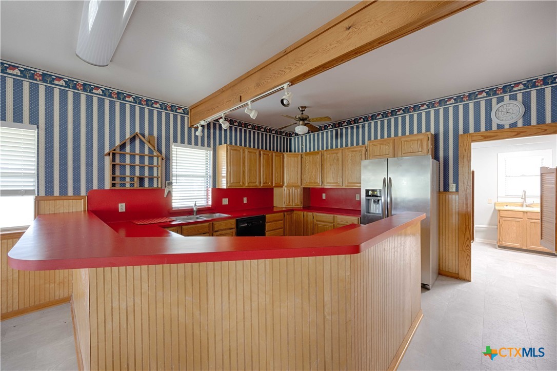 3814 Maeker Road Flatonia, TX 78941 - Photo 5 of 28 a view of kitchen with furniture and window