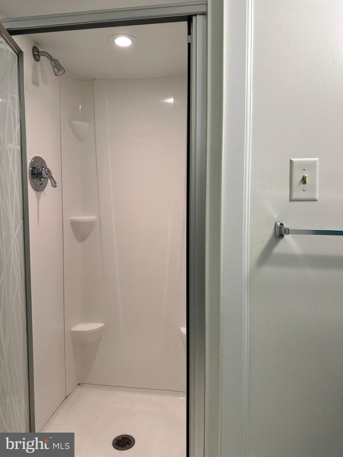 8336 Scotts Level Road Baltimore, MD 21208 - Photo 43 of 55 Sleek and modern shower oasis.