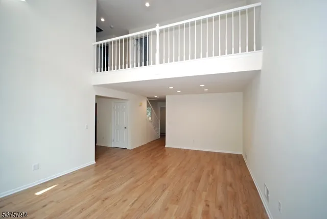 an entryway in a room