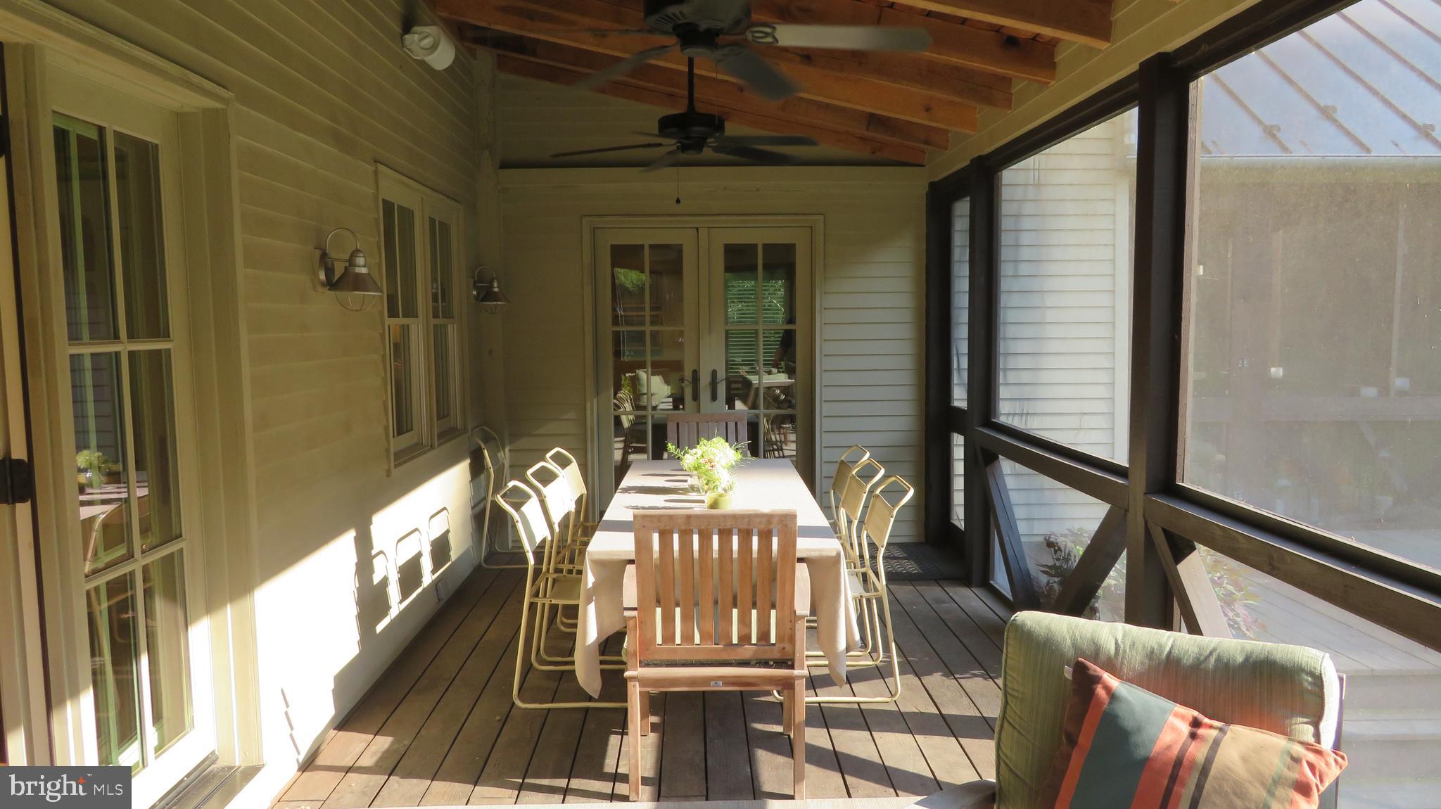 135 Sharp Rock Road Sperryville, VA 22740 - Photo 31 of 58 Large Screened Porch