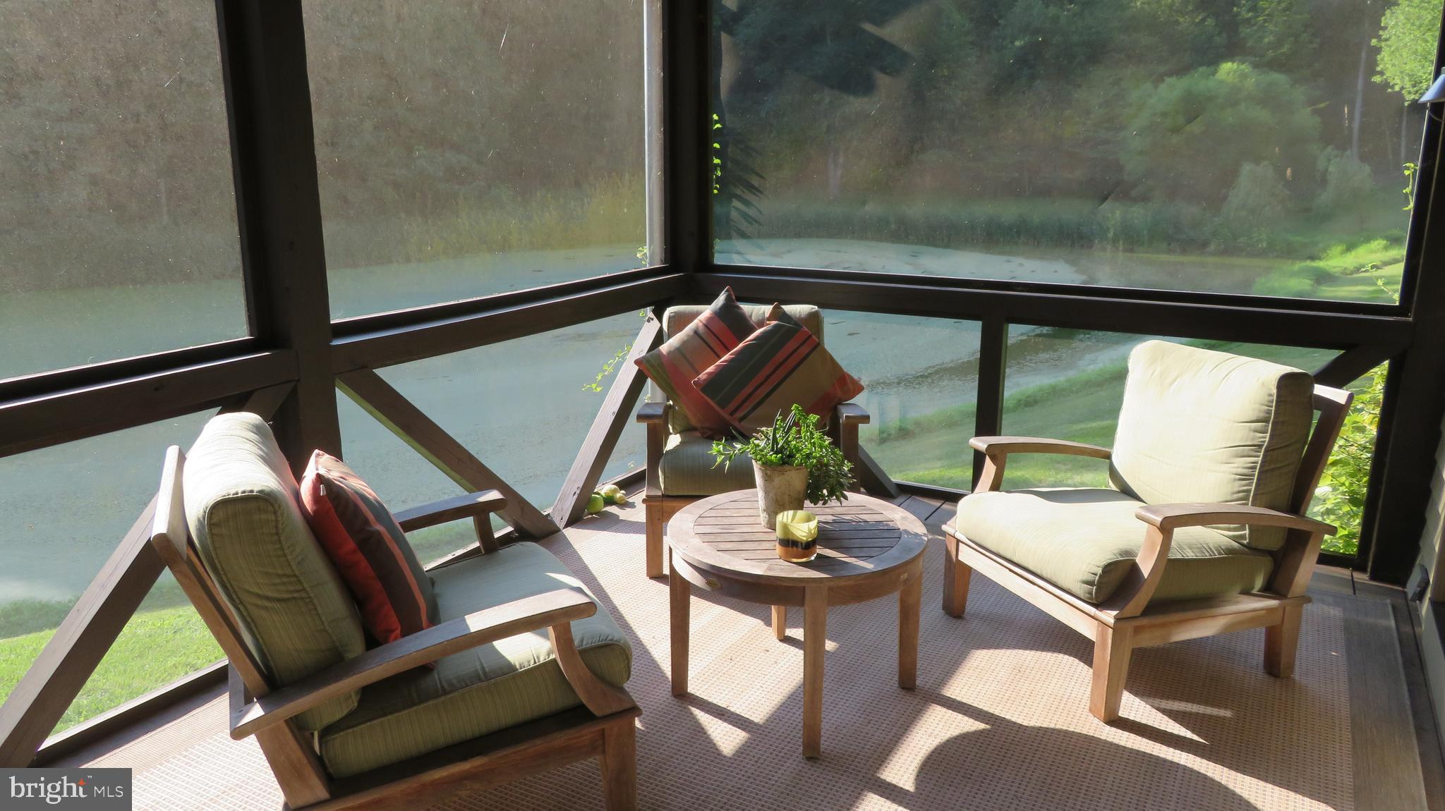 135 Sharp Rock Road Sperryville, VA 22740 - Photo 33 of 58 Large Screened Porch