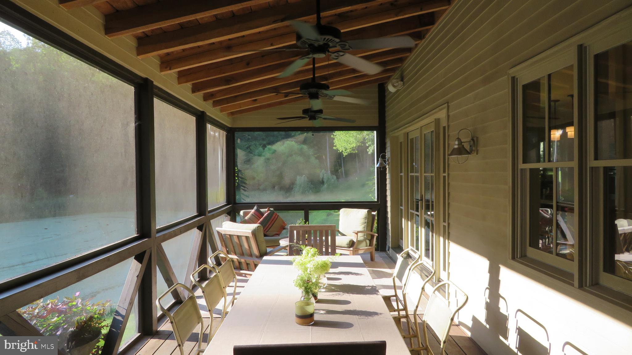 135 Sharp Rock Road Sperryville, VA 22740 - Photo 35 of 58 Large Screened Porch