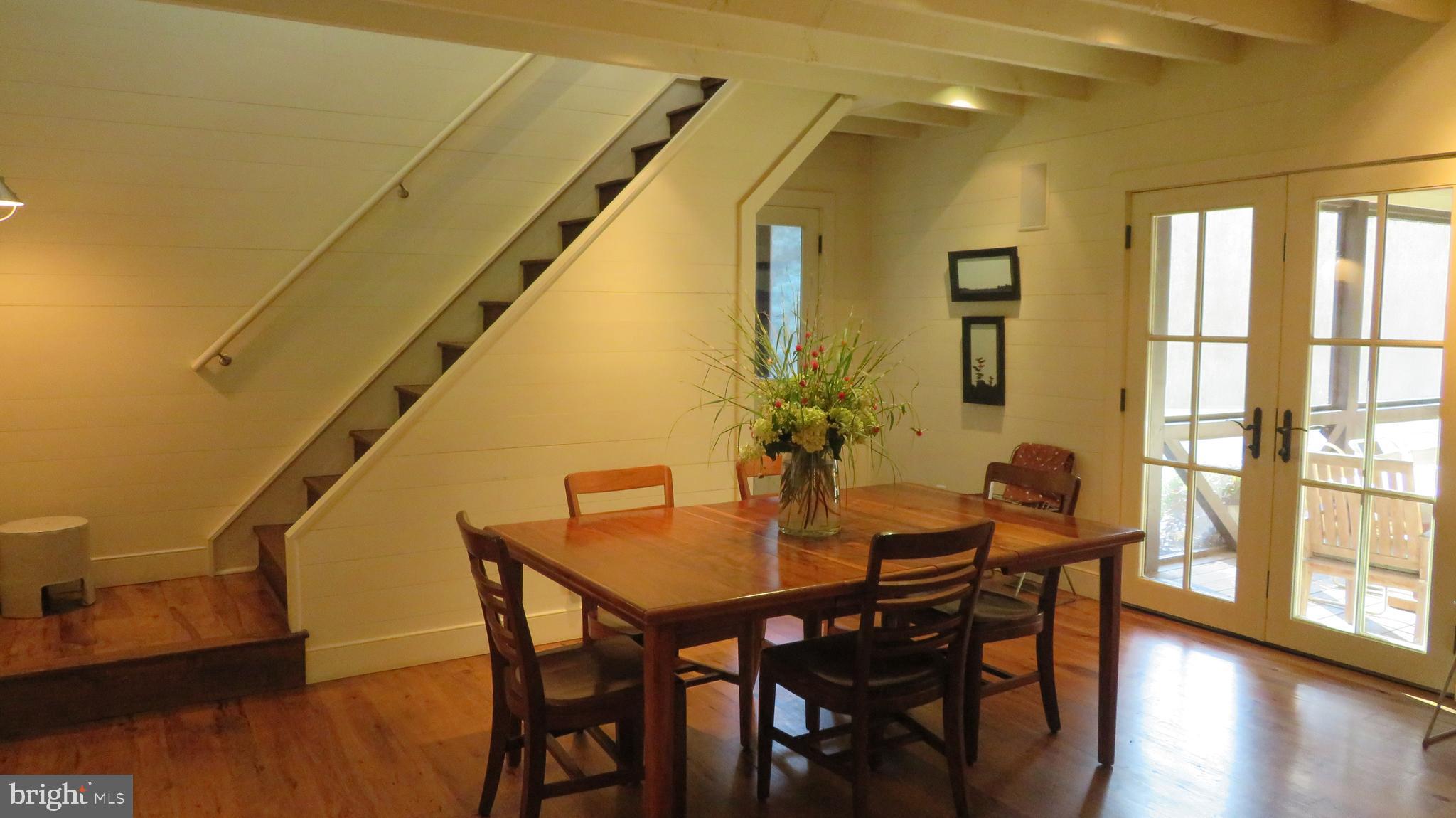 135 Sharp Rock Road Sperryville, VA 22740 - Photo 41 of 58 Dining Area with French Doors to Large Porch