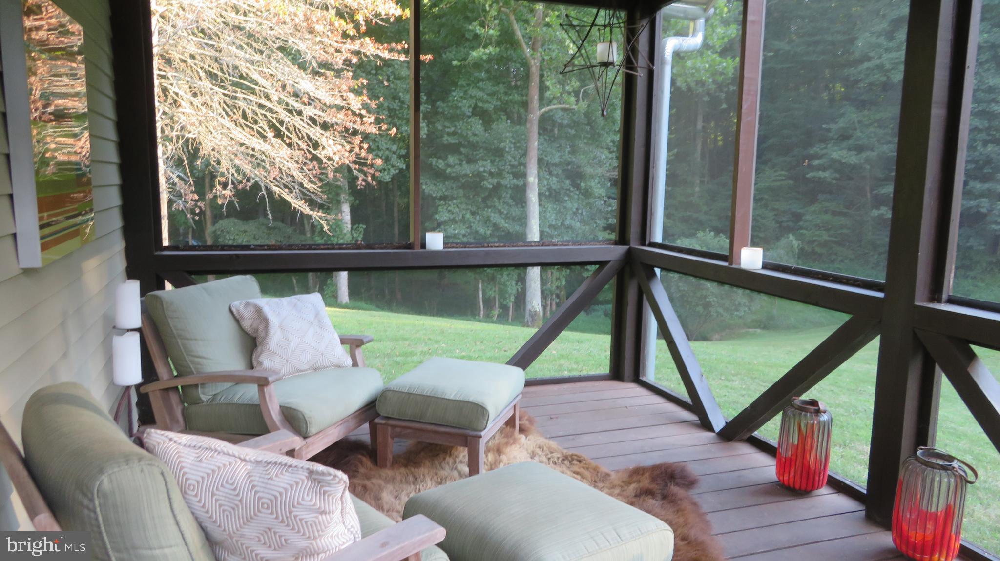 135 Sharp Rock Road Sperryville, VA 22740 - Photo 42 of 58 Small Screened Porch